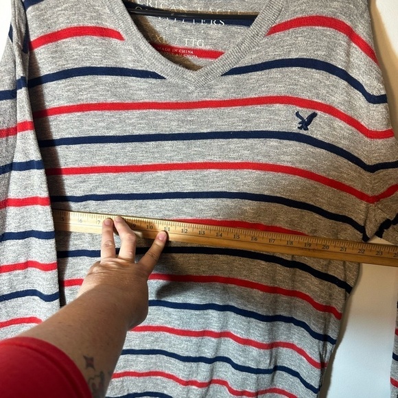 American Eagle Outfitters Mint AEO XXL V-Neck Men’s Sweater - Picture 7 of 8